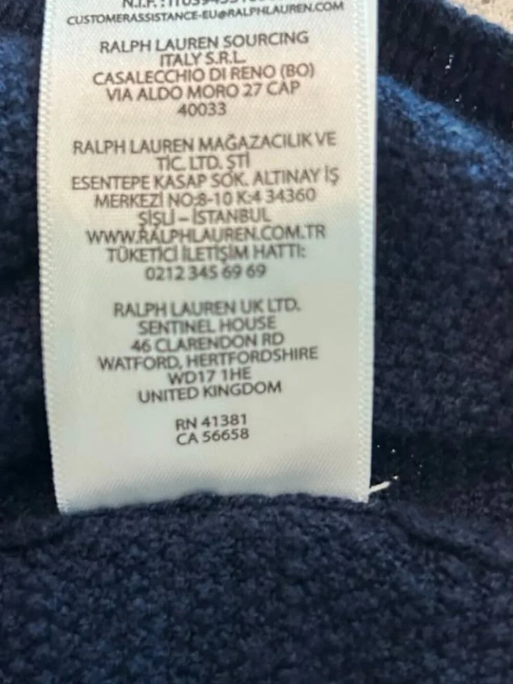 Polo Ralph Lauren Men’s XL Navy Blue Short Sleeve Polo Shirt